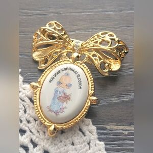 Precious Moments vintage 1999 signed pendant necklace brooch pin BNIB